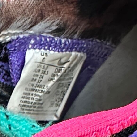 Nike LeBron 18 Low Basketball Shoes – Purple Teal Neon – Men’s Size 6